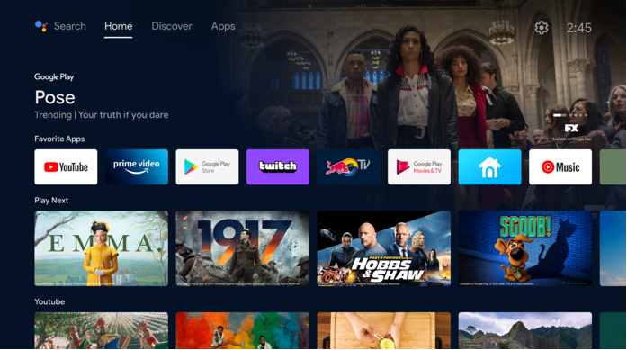 Android TV on Waydroid